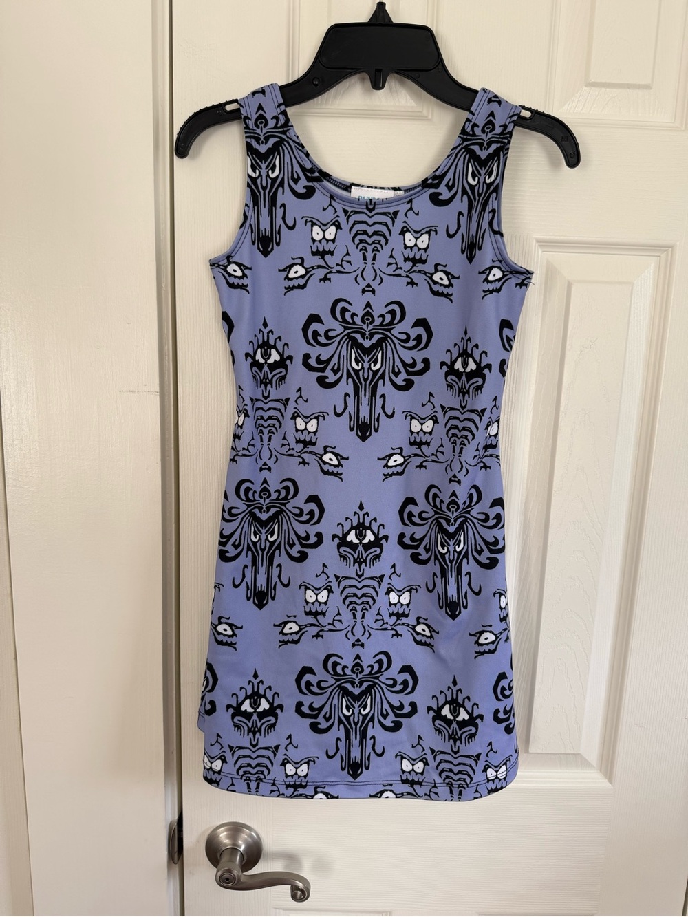 Disney World Haunted Mansion Wallpaper Dress Rainbow Lilac